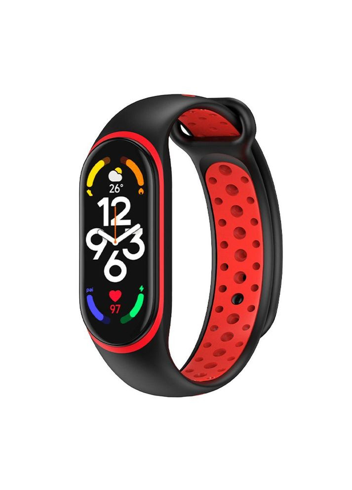 Ремешок для Xiaomi mi band 5 6 7/ремни на сеоме, ксиоми ми бенд/силиконовый ремень к фитнес-браслету Epik (338608233)