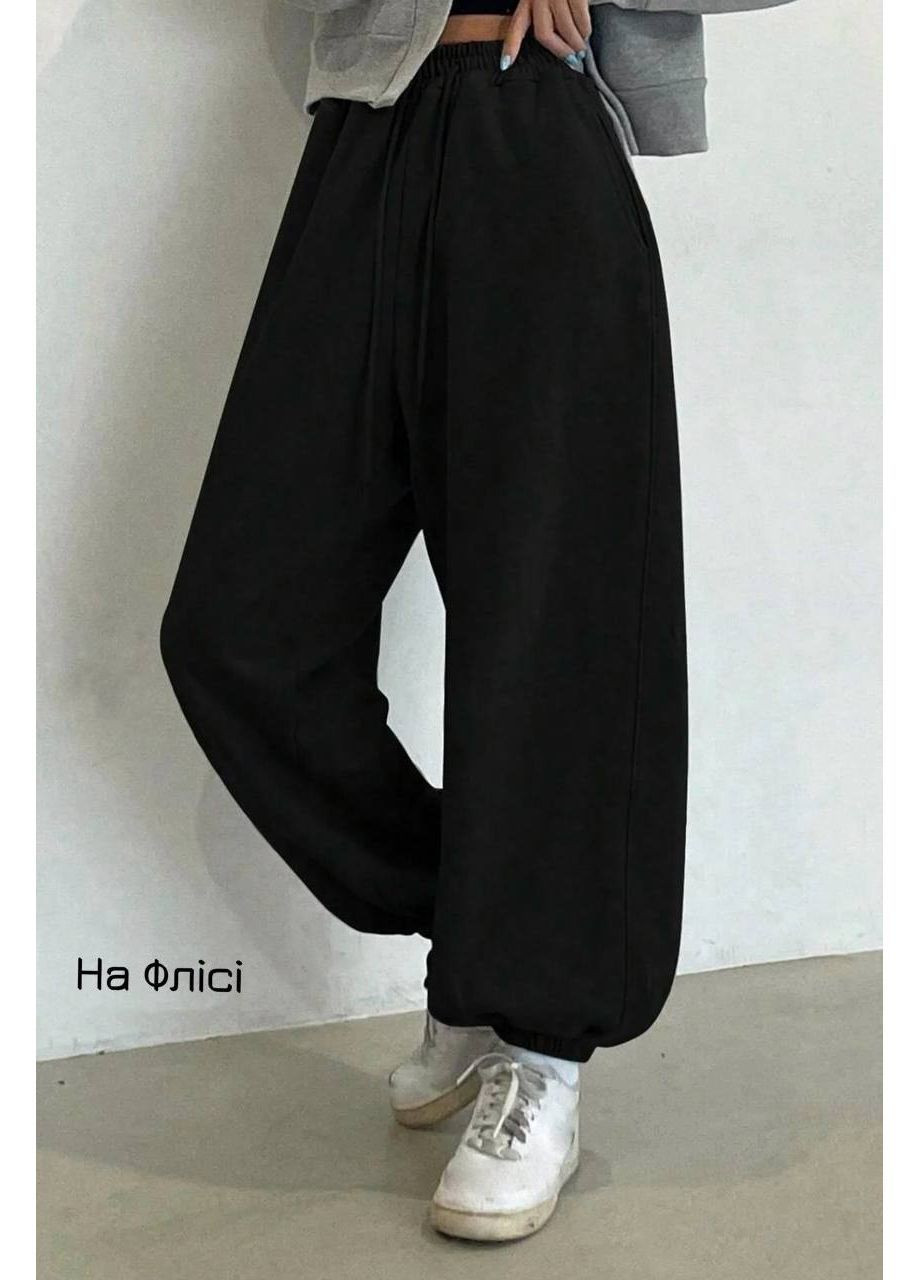 Жіночі спортивні штани на флісі No Brand (366226495)