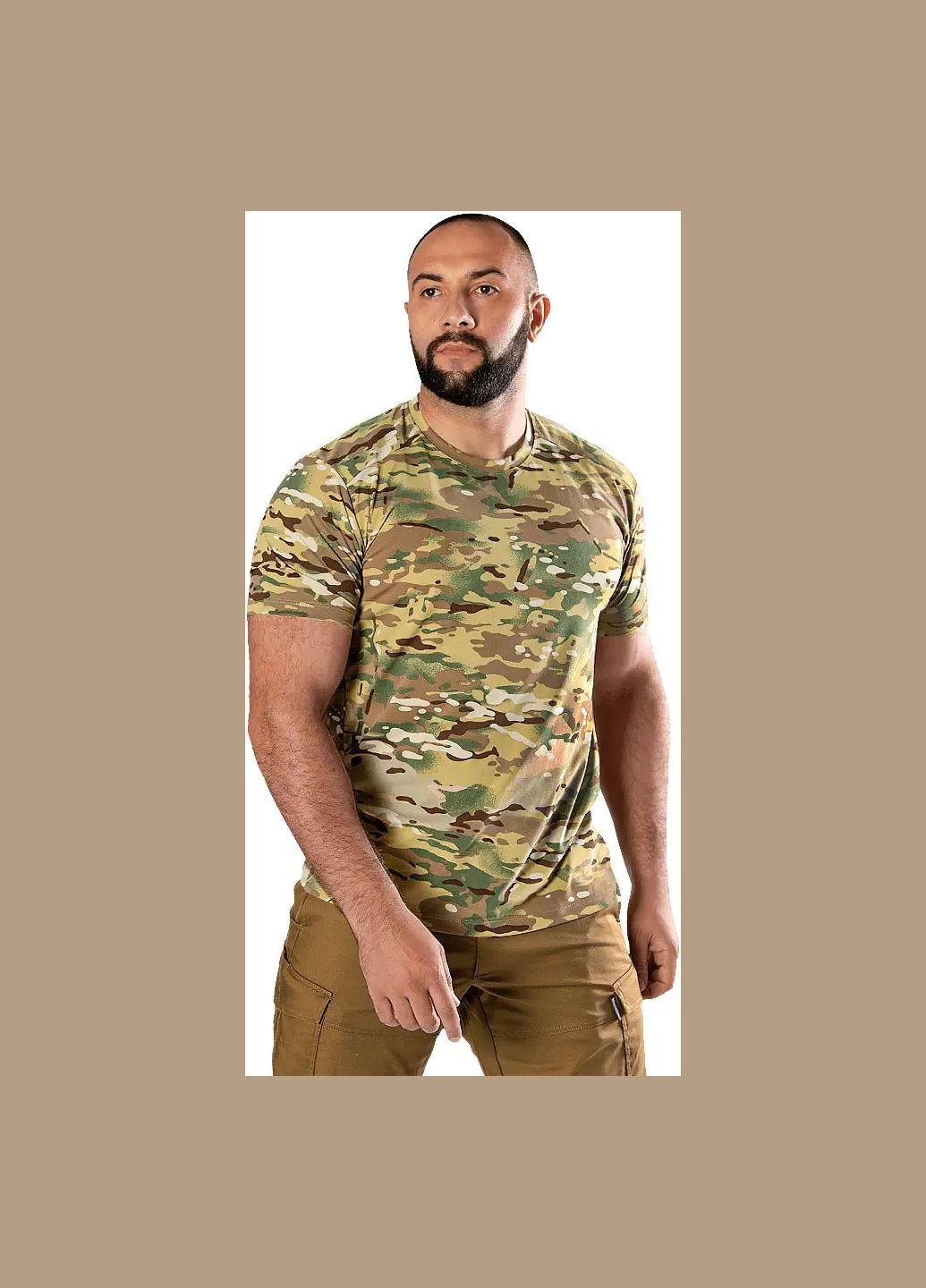 Комбінована футболка totem camo Camotec