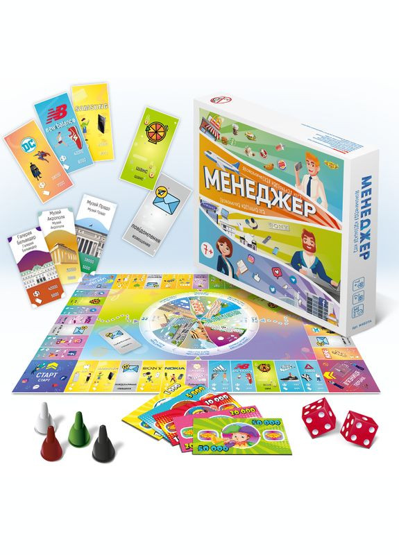 Дитяча настільна гра "Менеджер" MKB0114 від 7-ми років Майстер (367989554)