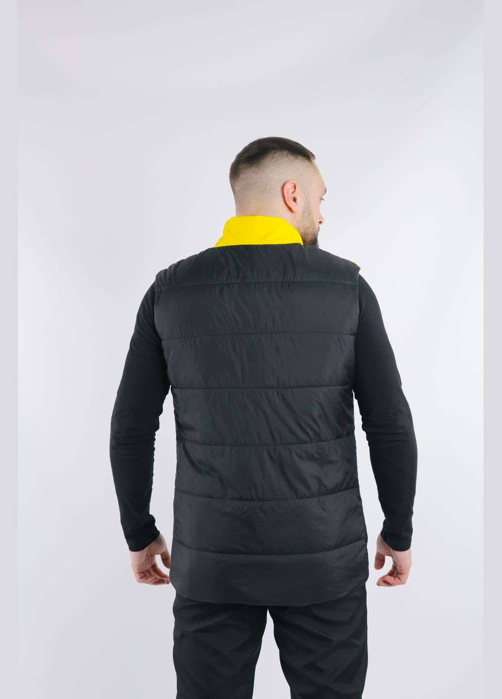Жилетка мужская "Clip" желто-черная No Brand (359381257)