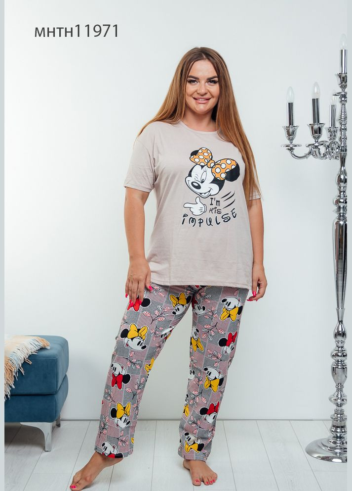 Прозорий жіноча піжама тонкий трикотаж Minton