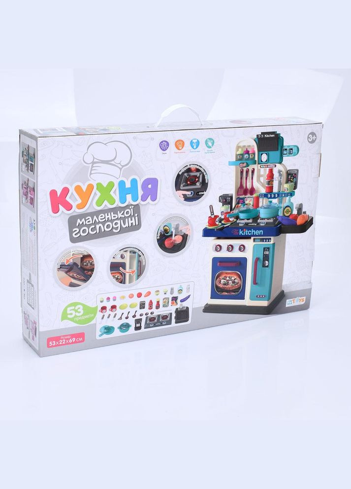 Дитяча іграшкова кухня з продуктами та мийкою 008-969А Limo Toy (305392460)