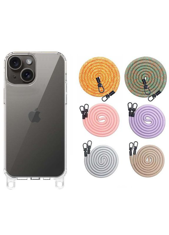 Чохол на Apple iPhone 15 / для айфон 15 прозорий Epik (356097348)