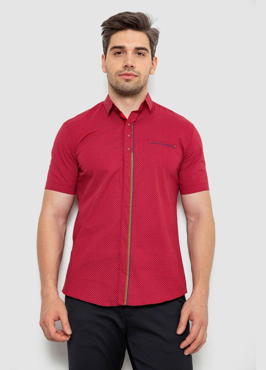 Бордовая рубашка Ager