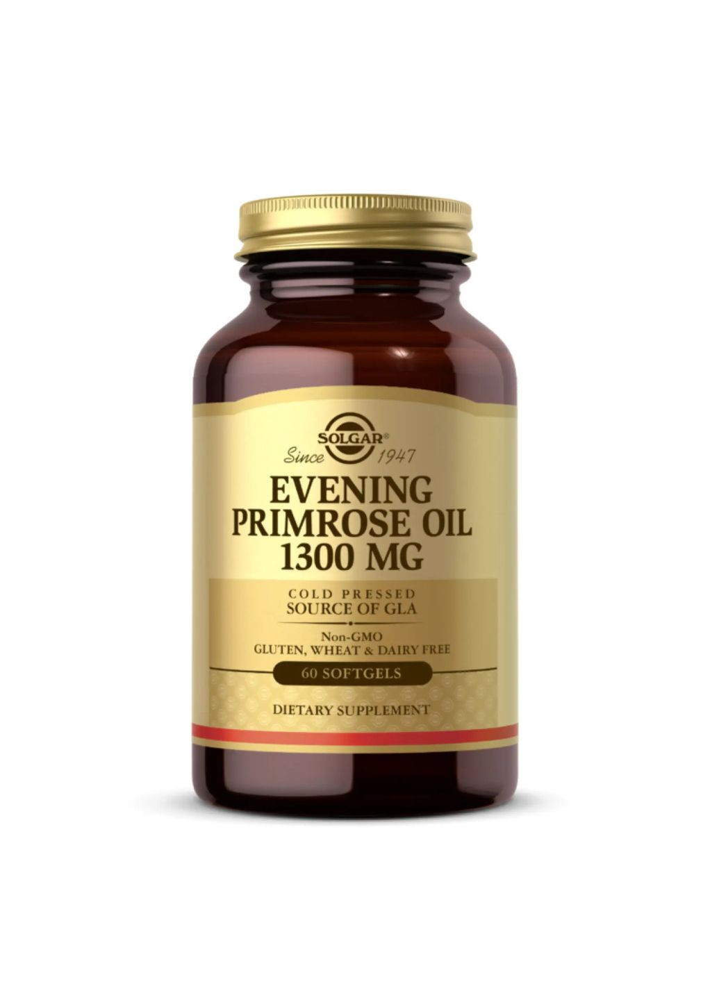 Evening Primrose Oil 1300mg - 60 softgels Олія для покращення шкіри Solgar (292314871)