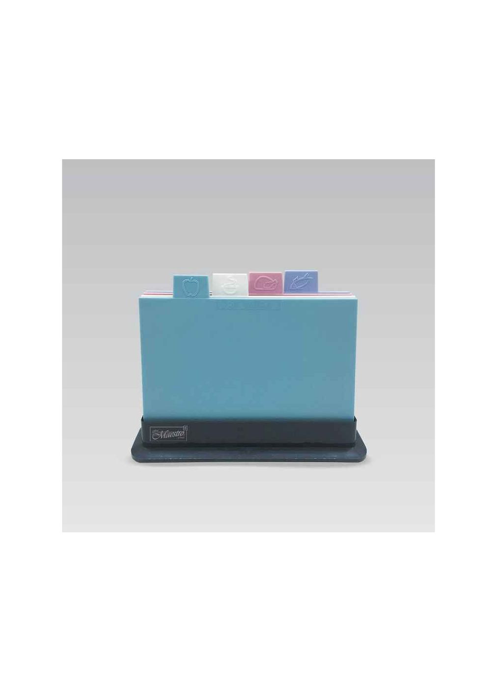 Доска разделочная 2,9x9,5см пластик набор 4шт MR-1787 Maestro (354342960)