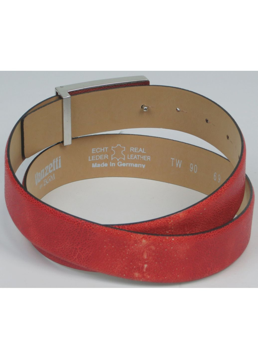 Жіночий ремінь червоний Vanzetti (361665281)