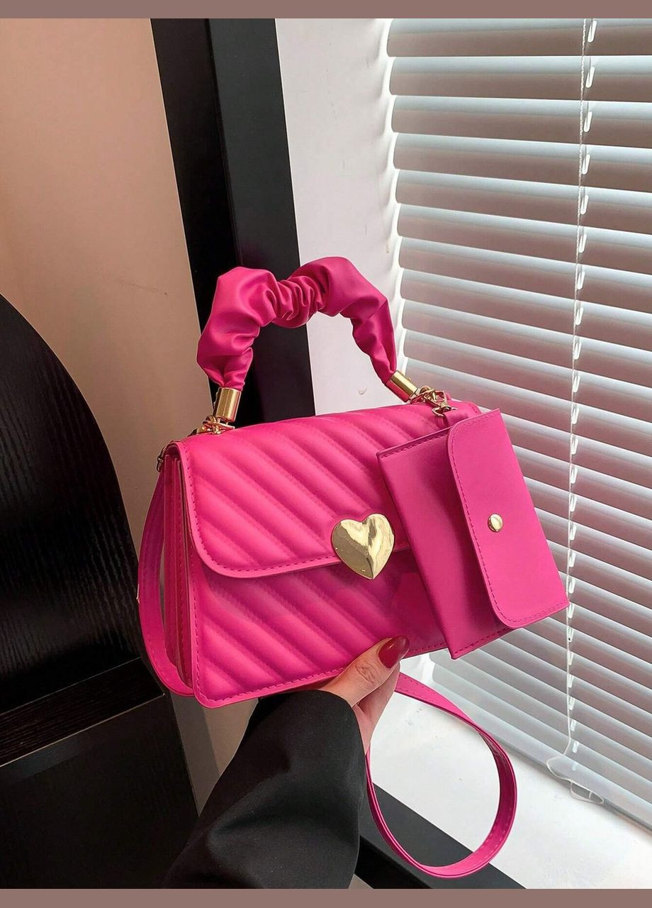 Женская сумка кросс-боди розовая No Brand (290665306)