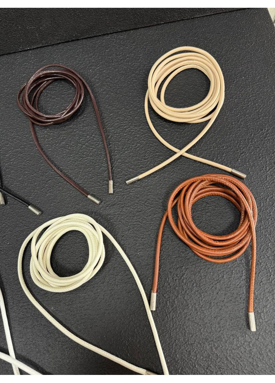 Женский тонкий цветной ремень-шнурок на талию - модный аксессуар JUGO Belt 1 (369002576)