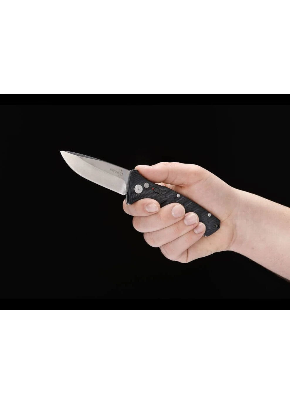 Нож Plus "Strike Spearpoint", AUS-8, автоматический замок, длина клинка 85 мм Boker (395594601)