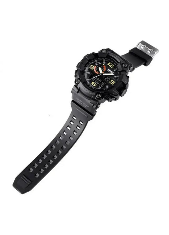 Мужские армейские водостойкие тактические часы 1520BK, PB-930 Skmei (337342636)