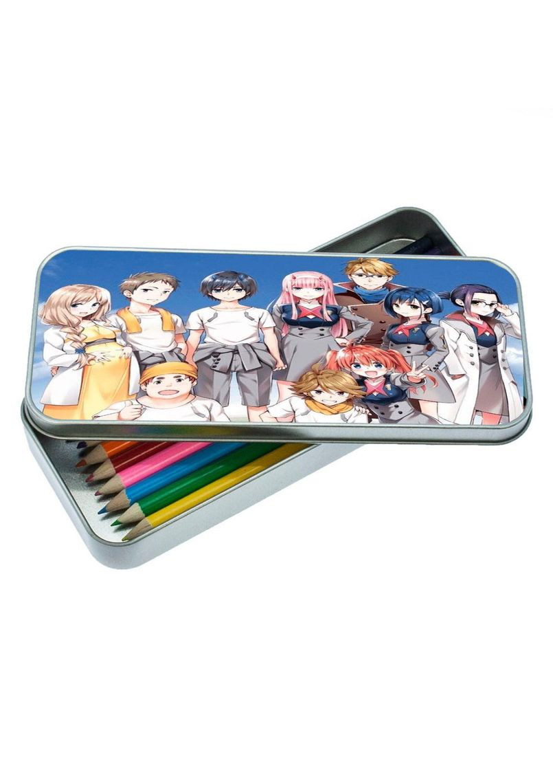 Пенал школьный для мальчика и девочки металлический Любой во Франксе #007 7*18 см Silver No Brand (309159449)