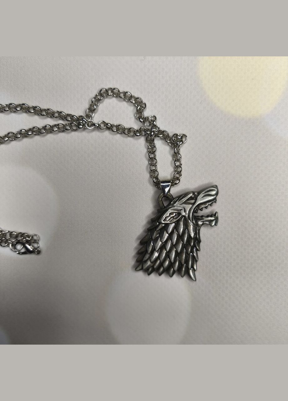 Кулон "Герб дома Старков. Лютоволк. Игра престолов" SureGeek (316635162)