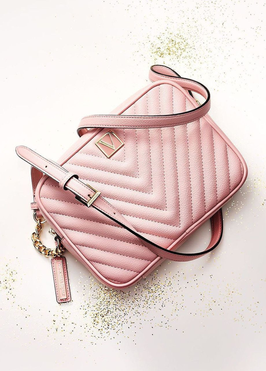 Сумка жіноча Crossbody Camera Bag Рожева Victoria's Secret (289787731)