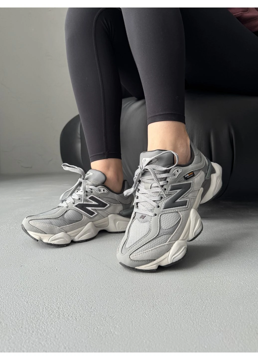 Кроссовки женские и мужские New Balance 9060 Grey Cordura | Нью Беланс 9060 Кордура серые No Brand серые демисезоны (376851957)