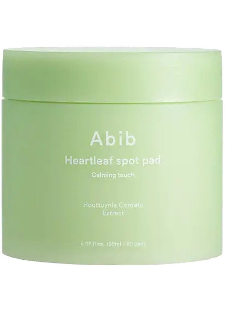 Успокаивающие диски Heartleaf Spot Pad Calming Touch 80шт (2-1224970) Abib (371189656)