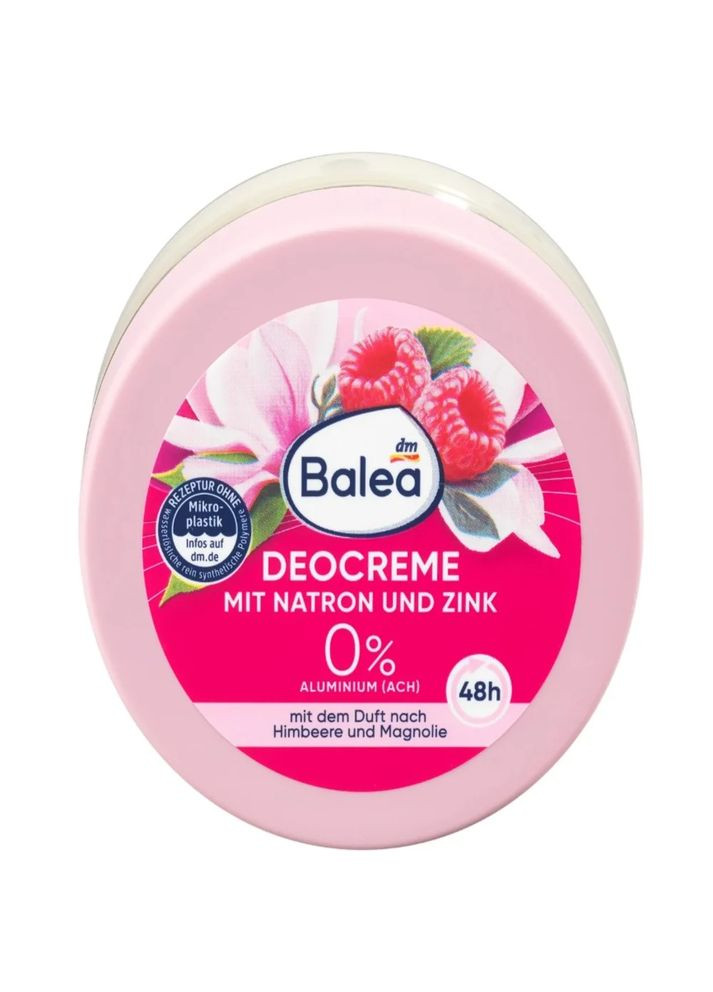 Balea Крем-дезодорант без алюминия Deocreme mit Natron с цинком и содой, 50 мл — Крем, Германия (363052781)