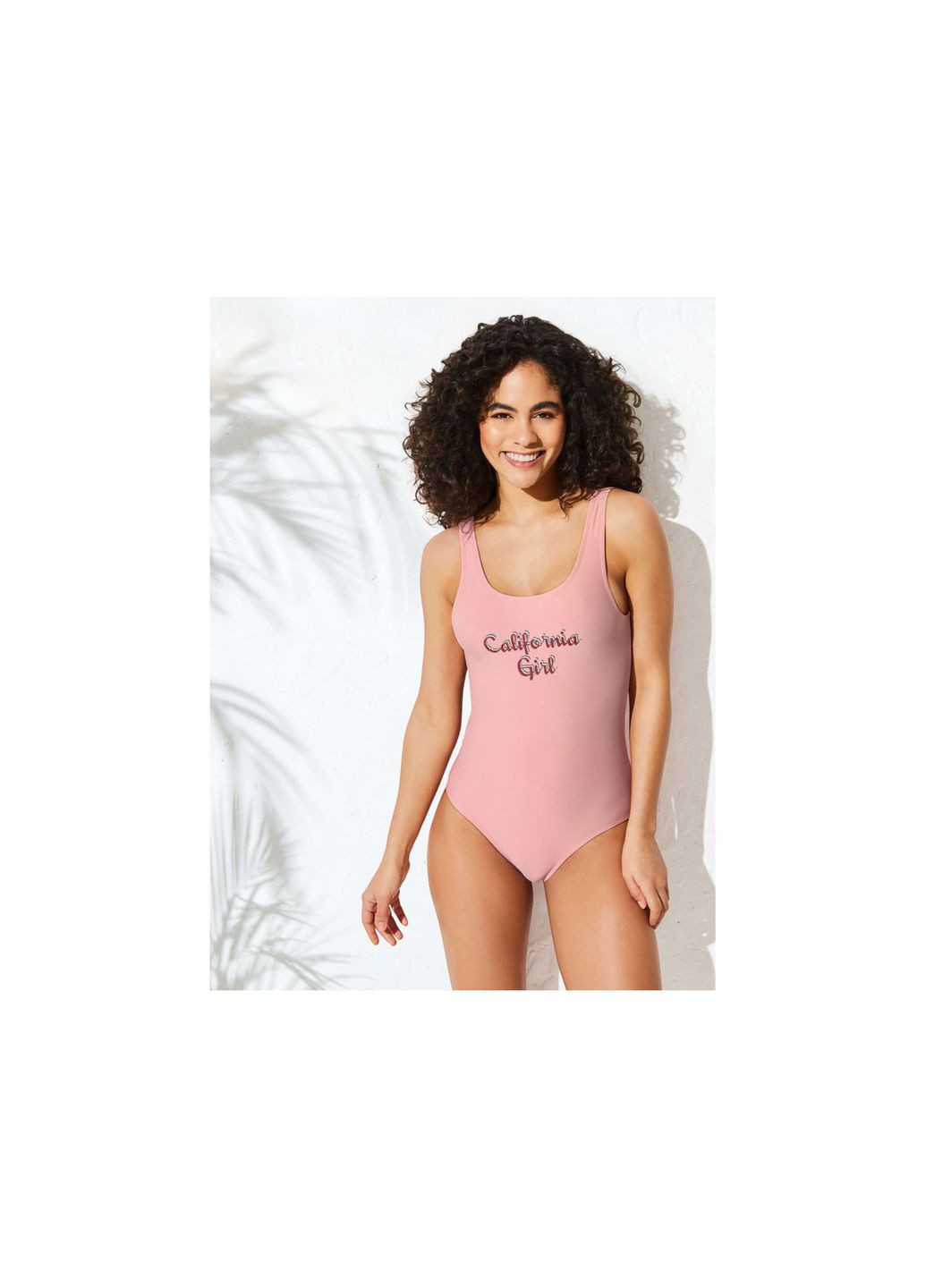 Розовый купальник слитный на подкладке для женщины creora® 381383 38(s) бикини Esmara