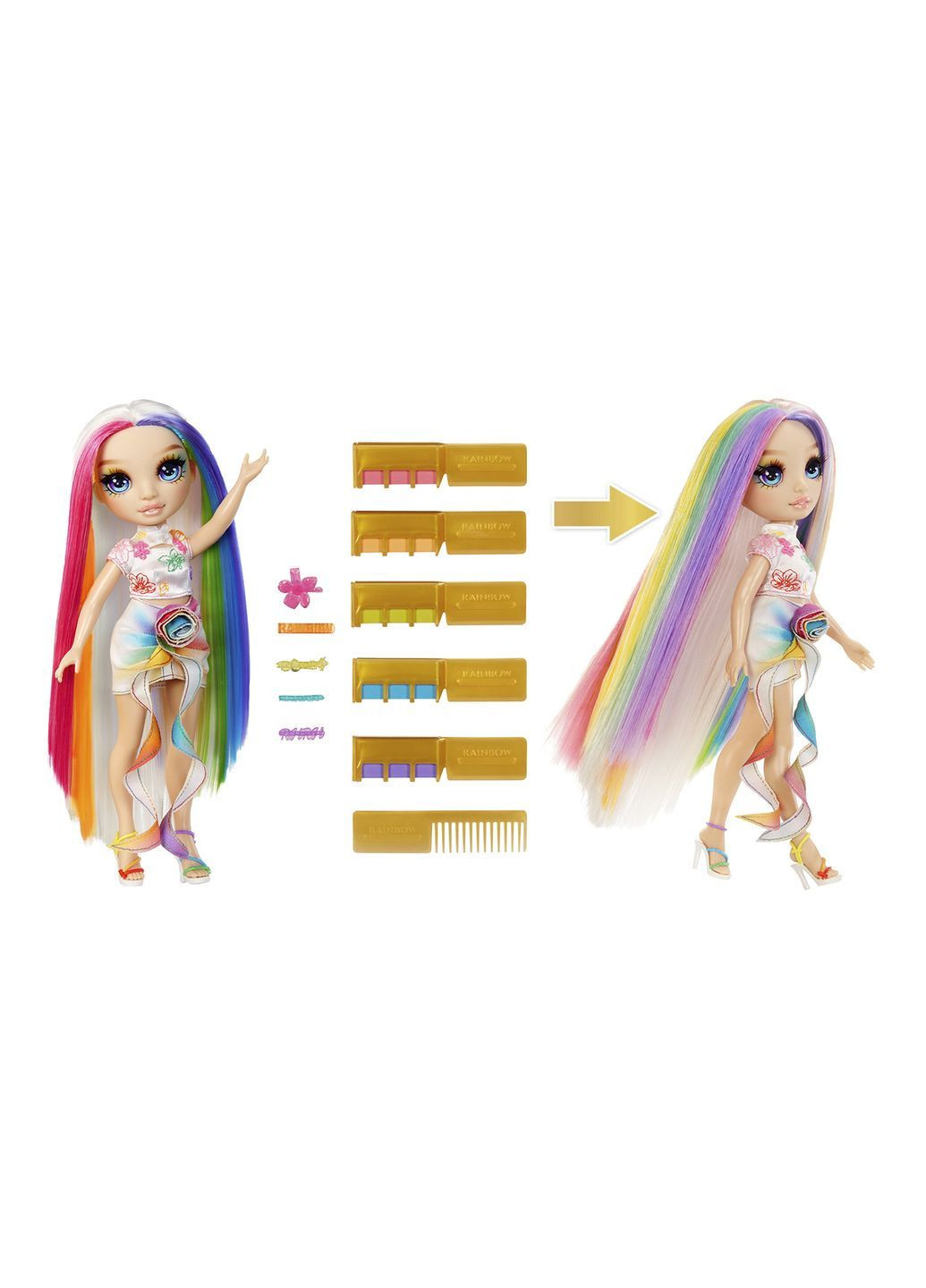 Игровой набор с куклой серии "Мел для волос и стиль" – АМАЙЯ цвет разноцветный CB-00286475 Rainbow High (363256256)