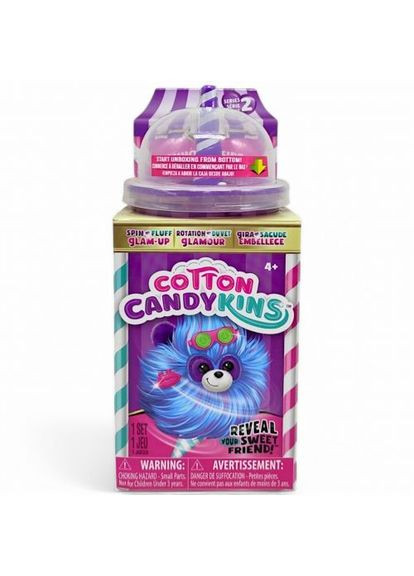 Мягкая игрушка-сюрприз W2 – Пушистый любимец (фиолетовый) Cotton Candykins (372468394)