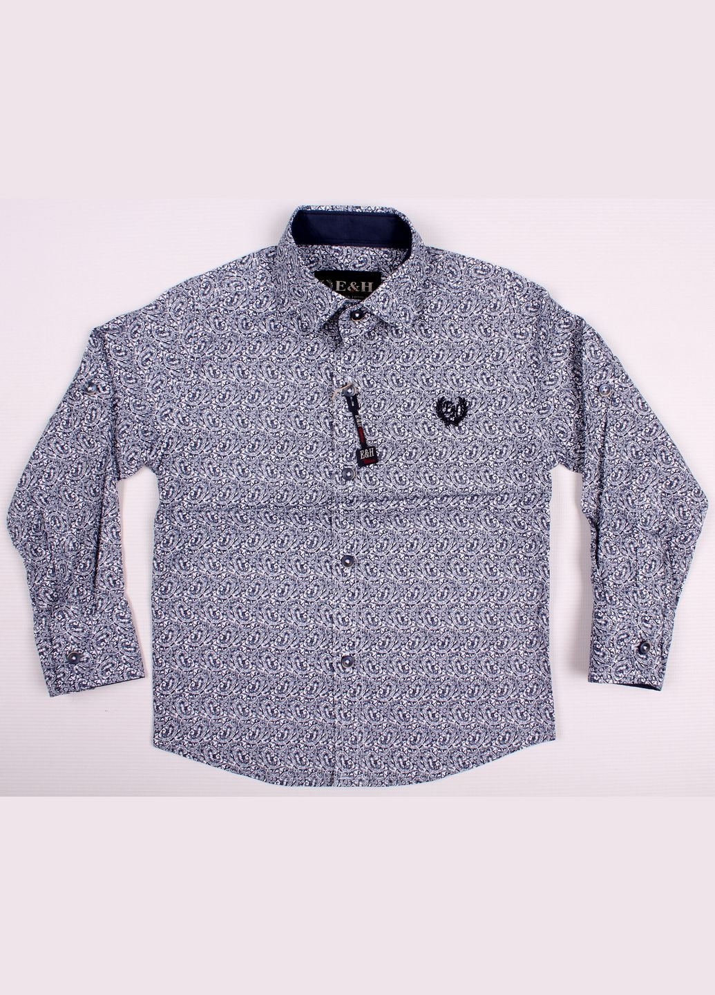 Сорочка G 247 Синій І Білий Breeze (306545073)