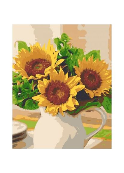 Картина по номерам "Солнце в вазе" Riviera Blanca (373395014)