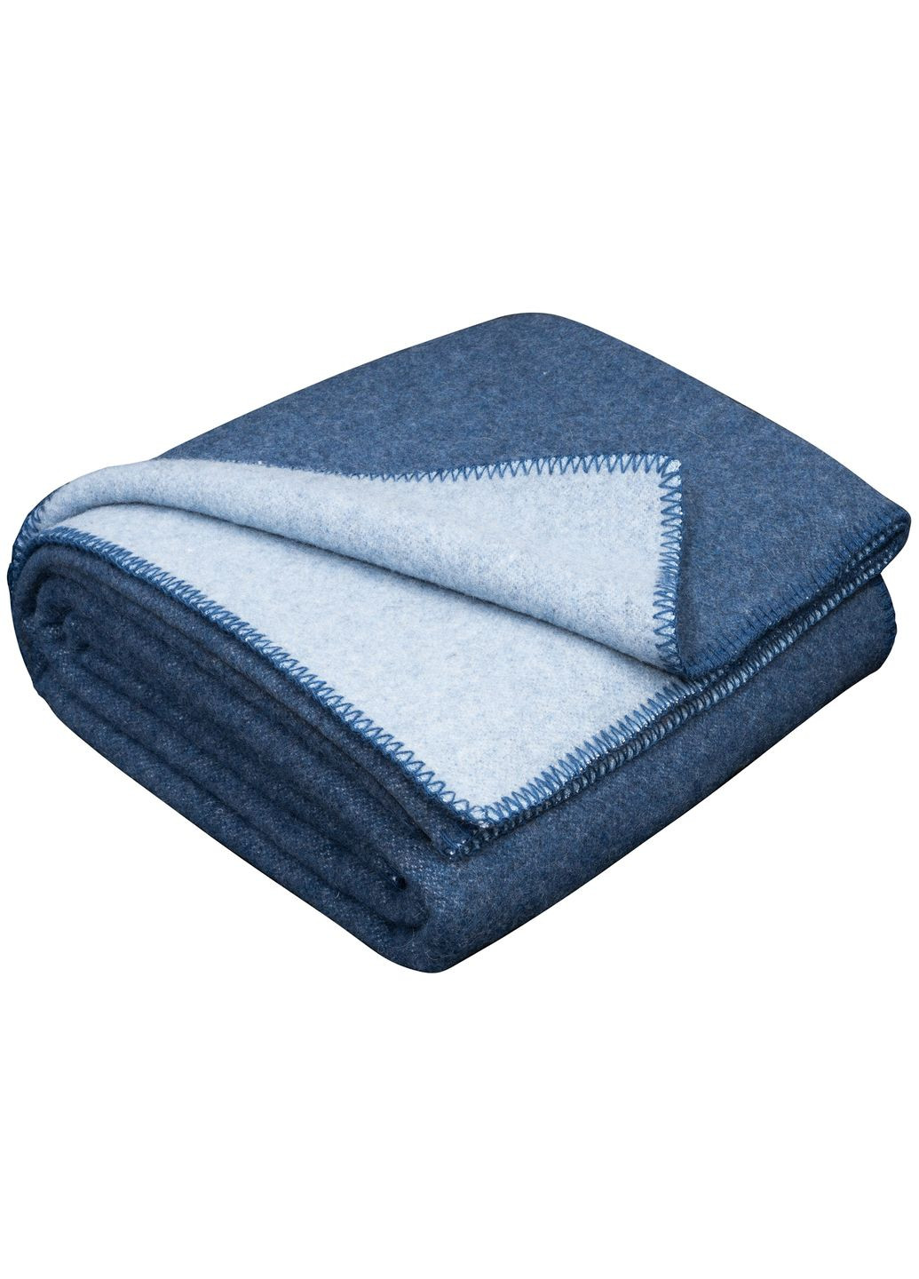 Пледковдра вовняний синій 130х170 см Love You (307822575)