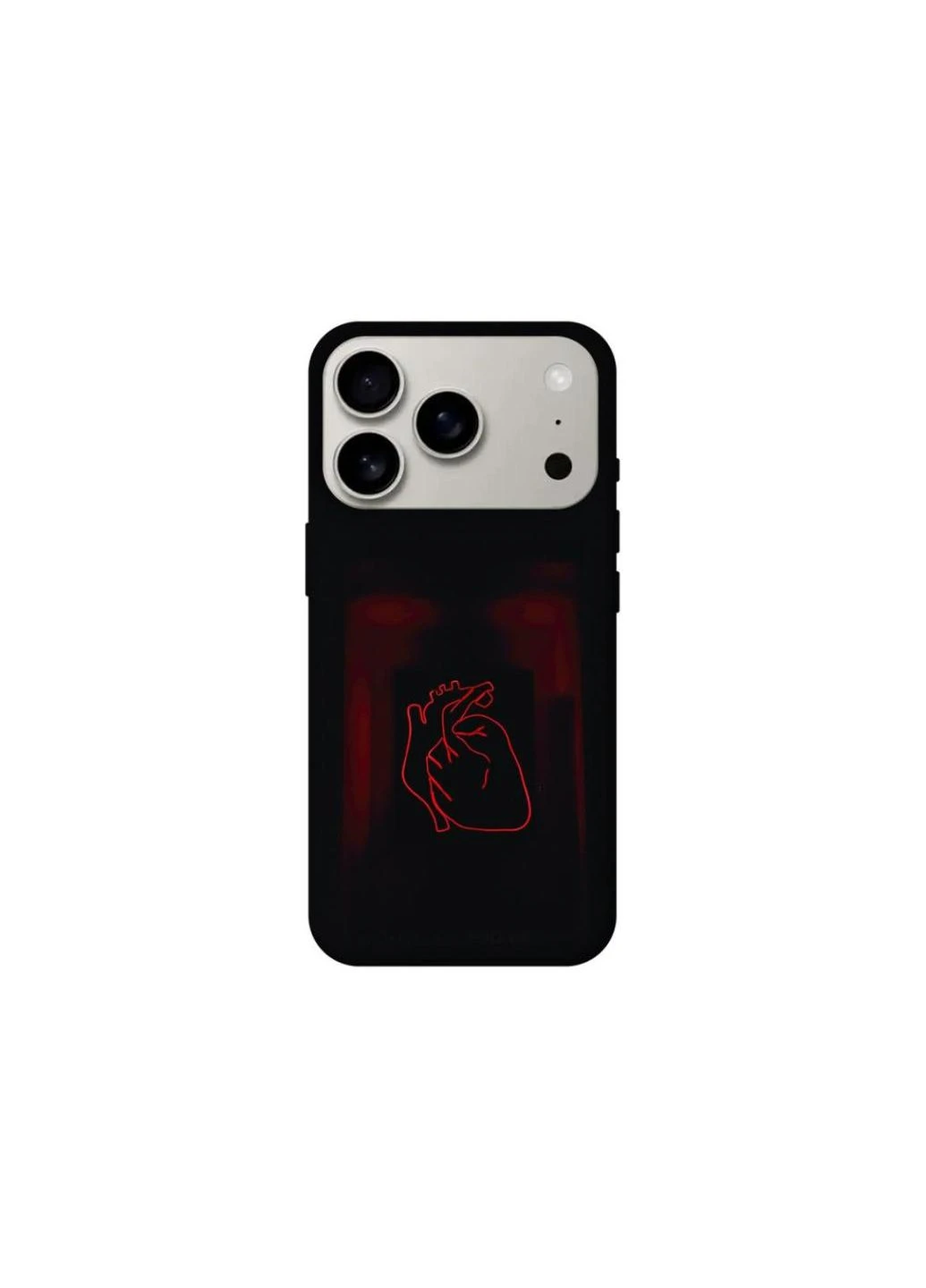 Чохол на Apple iPhone 17 Pro (6.3") Червоне серце Frontalka (361336631)