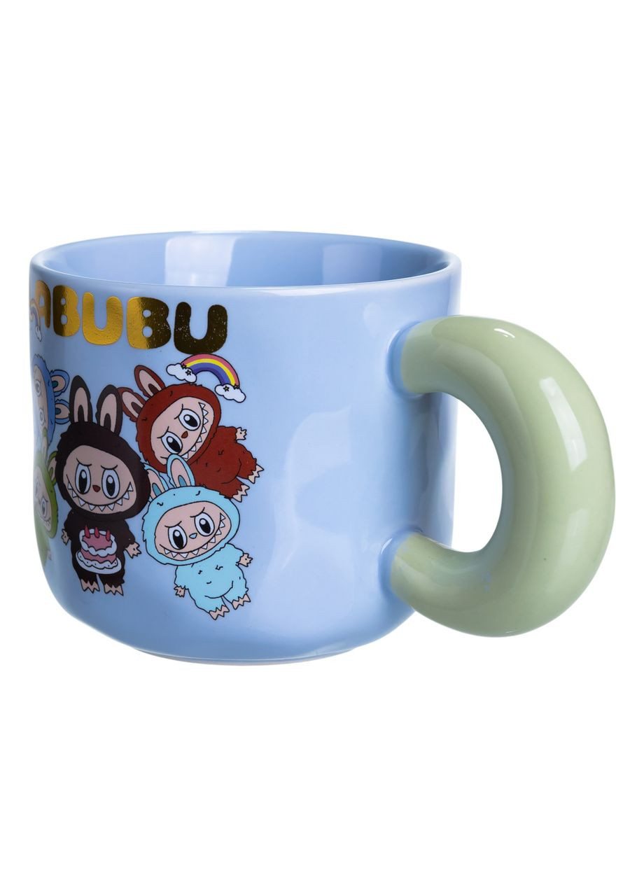 Чашка порцелянова Labubu Bring Joy 400 (мл) подарункова кружка прикольна чашка для дітей на подарунок FM-22C Yiwu (370974831)