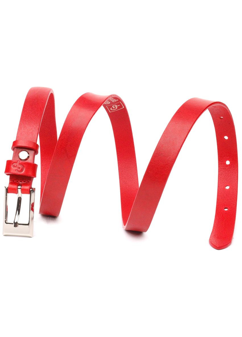 Женский ремень кожаный 21445 Красный Grande Pelle (302972098)