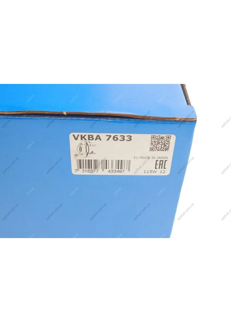 Підшипник маточини (передньої) Toyota Land Cruiser 200 07- (+ABS) (к-кт) VKBA 7633 (opt-om) SKF (366169924)