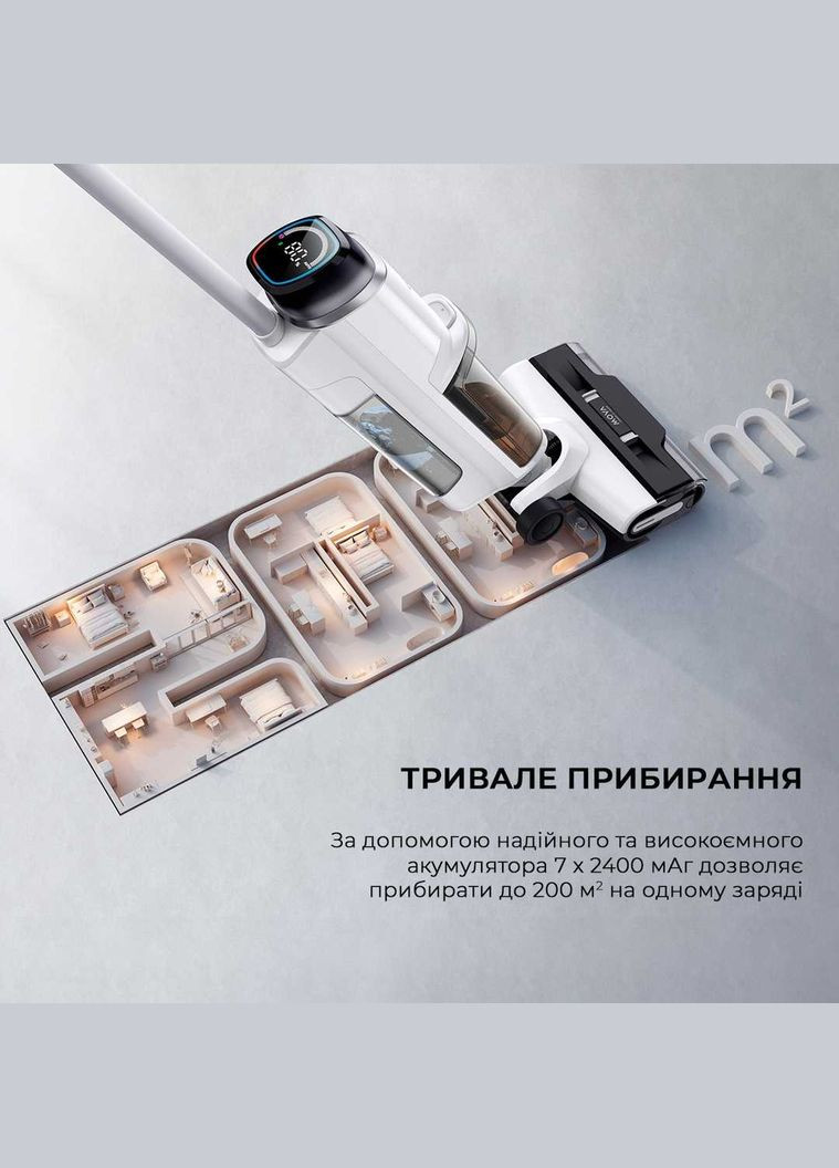 Аккумуляторный моющий пылесос K10 Pro (BVC-T8) Mova (341490145)