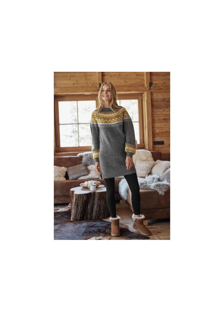 Сукня жіноча сіра розмір М No Brand (366223471)