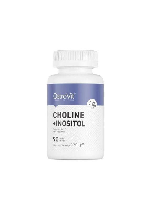 Холін + Інозитол Choline + Inositol 90tabs Ostrovit (278314336)