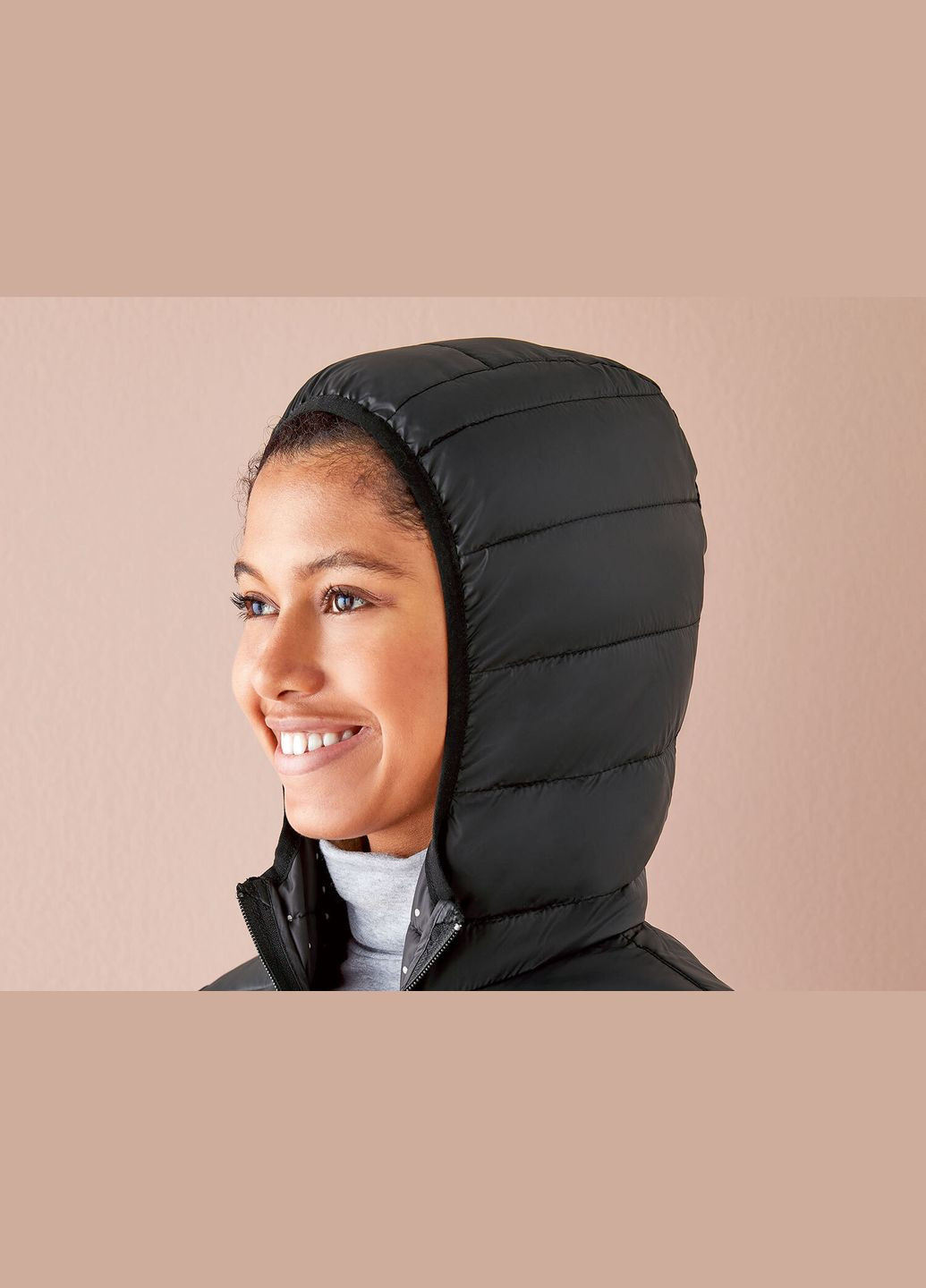 Чорна демісезонна куртка демісезонна для вагітних і слінгокуртка 3 в 1 для жінки bionic-finih® eco 357573 s чорний Esmara