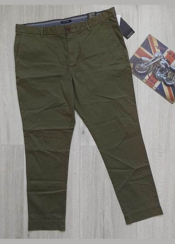 Зелені чоловічі штани чіноси C&A Завужені (296780197)