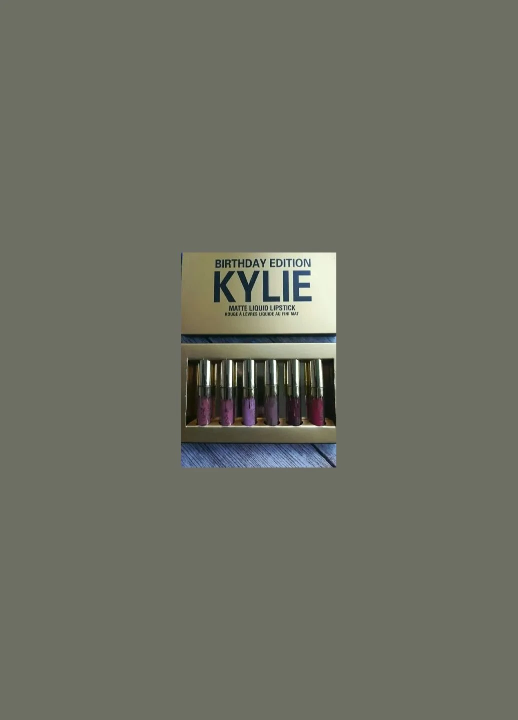 Набор жидких помад No KL6 в упаковке 6 шт., стойкие, помада для губ Kylie (387092125)