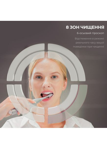 Щітка зубна електрична X Pro Digital Electric Toothbrush Purple Oclean (360423559)