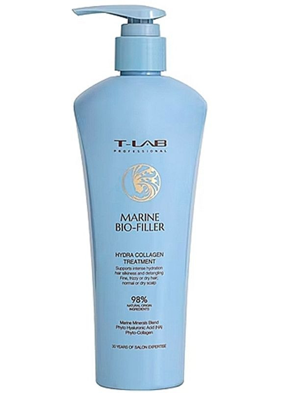 Кондиціонер-маска з гідролізованим колагеном Marine Bio-Filler, 300 мл T-Lab Professional (352175869)
