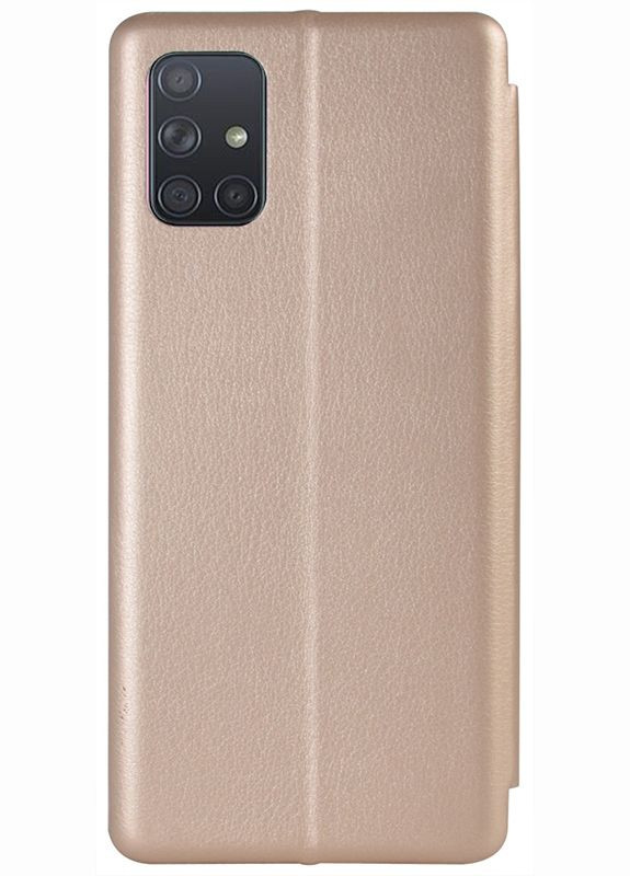 Чехол-книжка Book Rounded Leather Case Samsung Galaxy A71 Gold Toto (301783638)