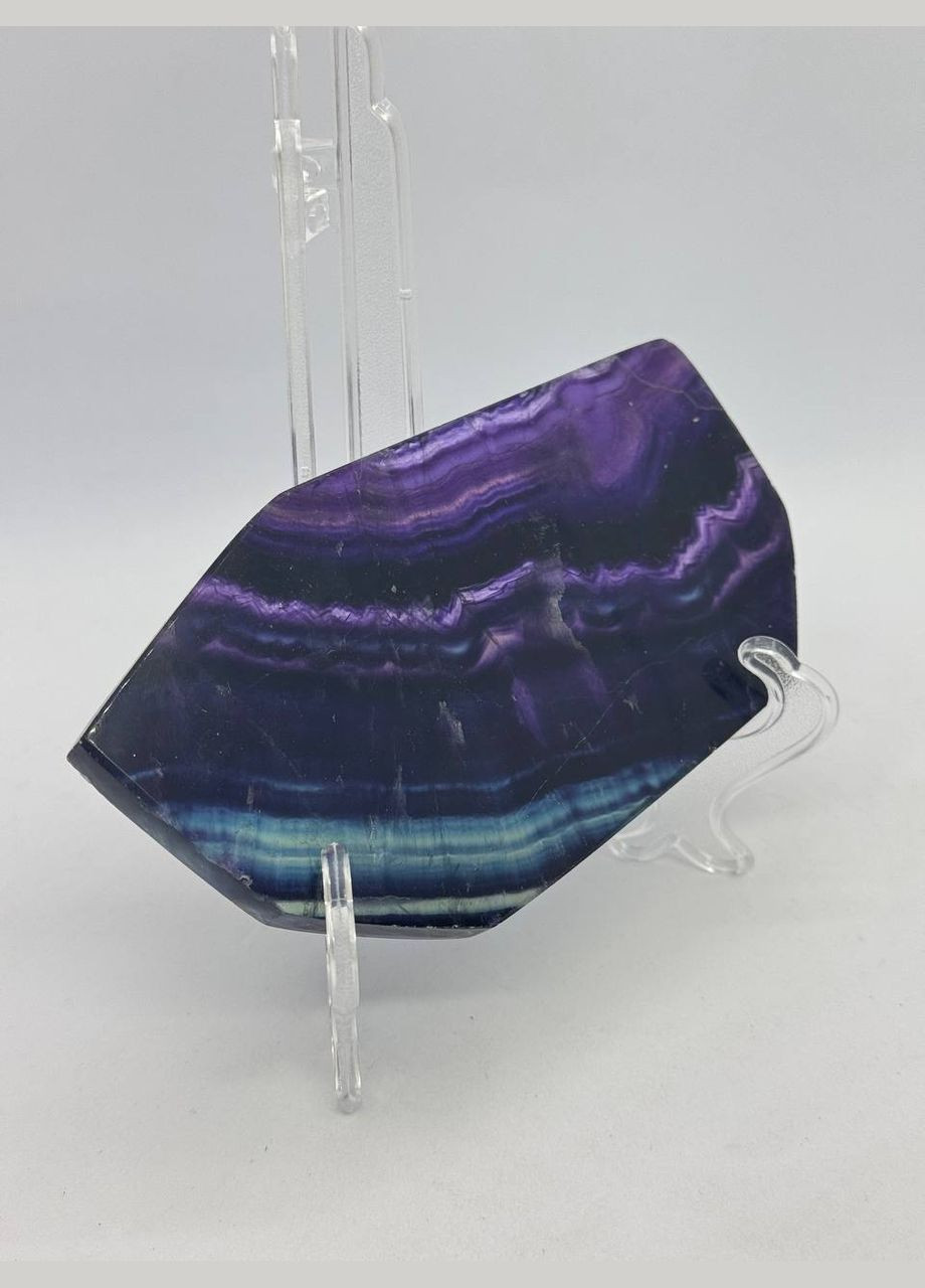 Пластина з флюориту 120*80*10 мм Фіолетовий No Brand (335870785)