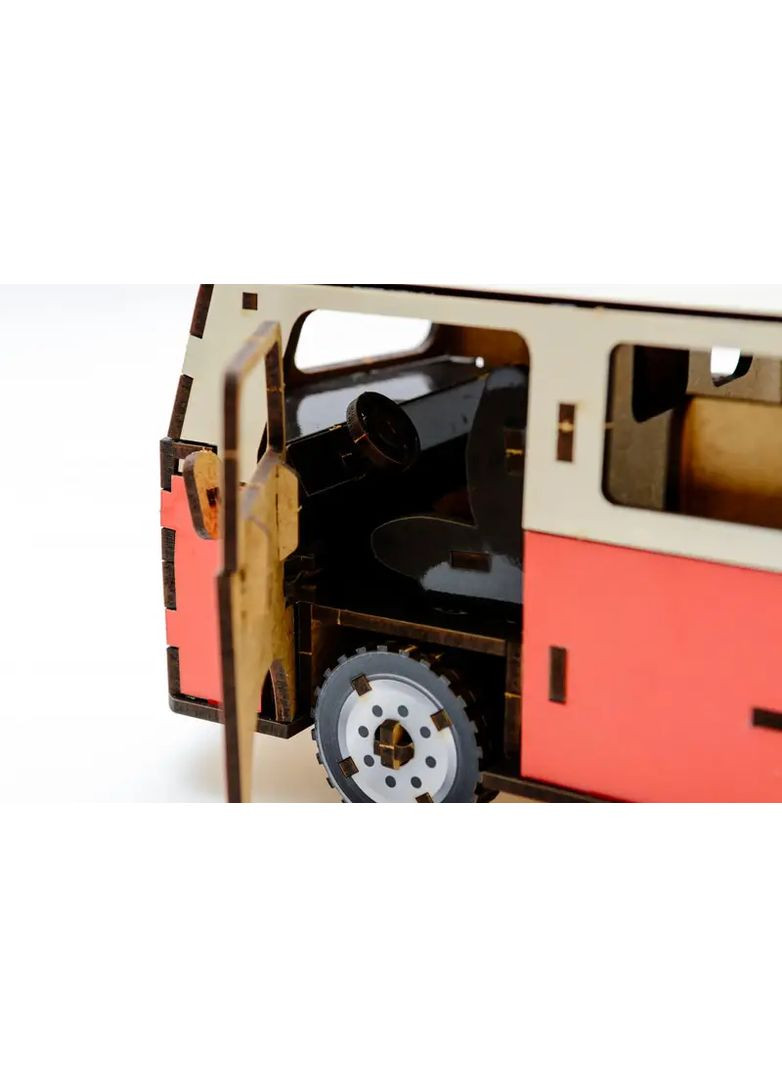 Дерев'яний конструктор Мікроавтобус Puz-00926 в асортименті 33x4.5x24 см PuzzleOK Дер7927 (370651405)