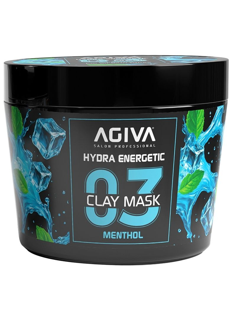 Маска для лица глиняная с ментолом "Hydra Energetic" Hydra Energetic Clay Mask Menthol 300ml (2-1323904) Agiva (371189597)