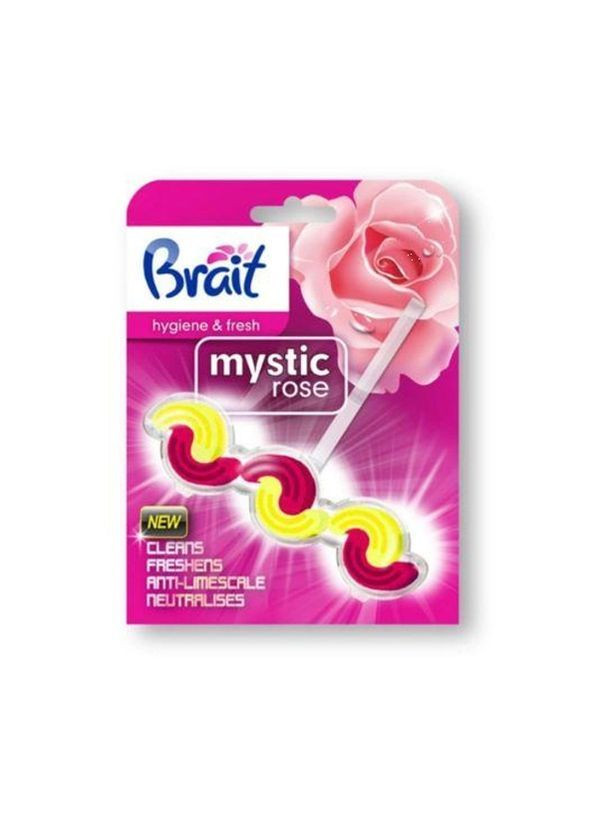 Блок для унитаза Hygiene&Fresh с ароматом розы 45 г Brait (369175772)