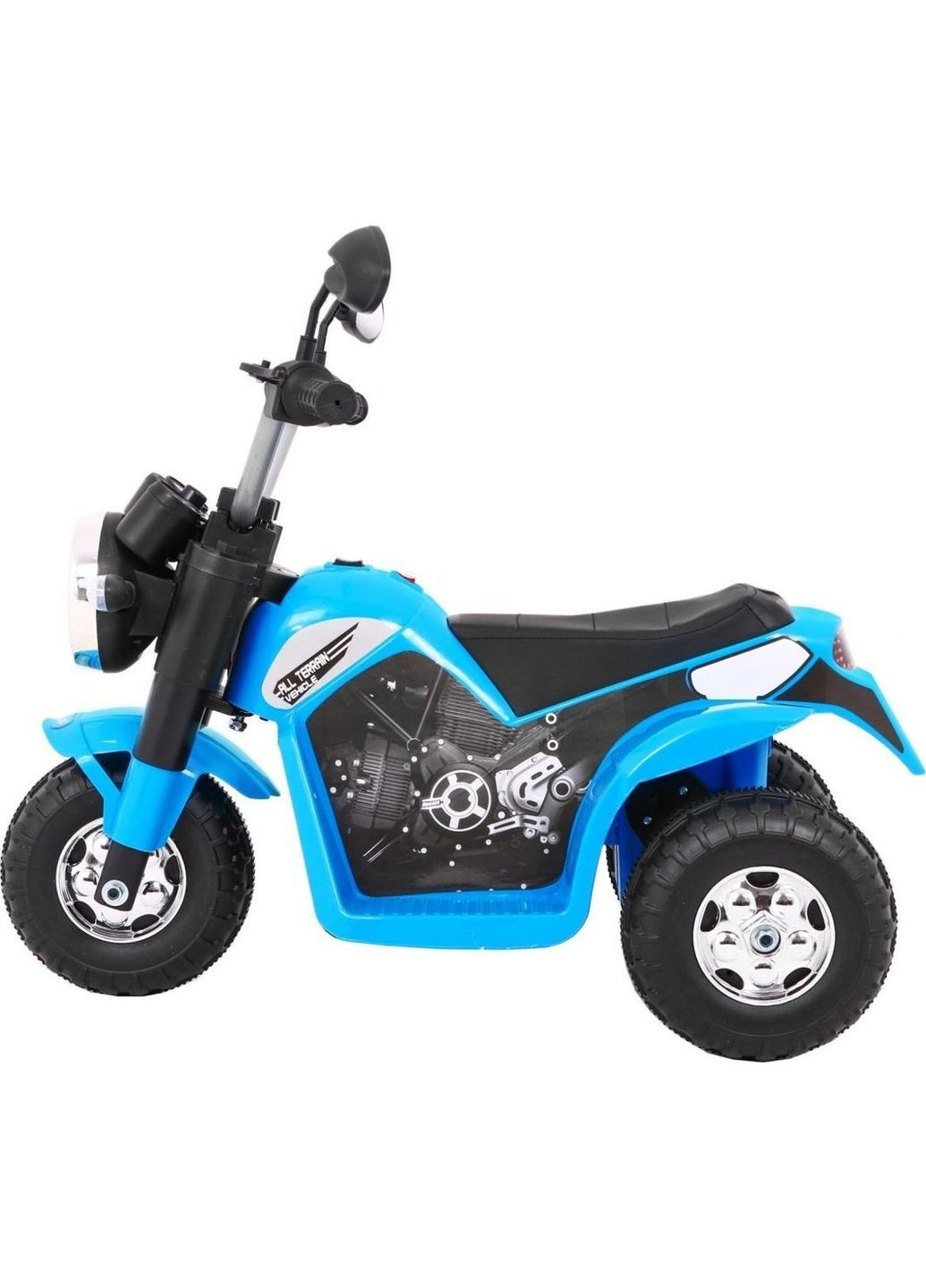 Детский аккумуляторный мотоцикл MiniBike голубой Ramiz (364233696)