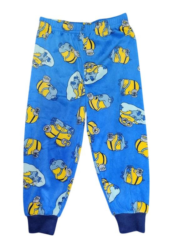 Синяя всесезон брюки теплые махровые на мальчика с миллионами,, 98г., 2-3 года Primark