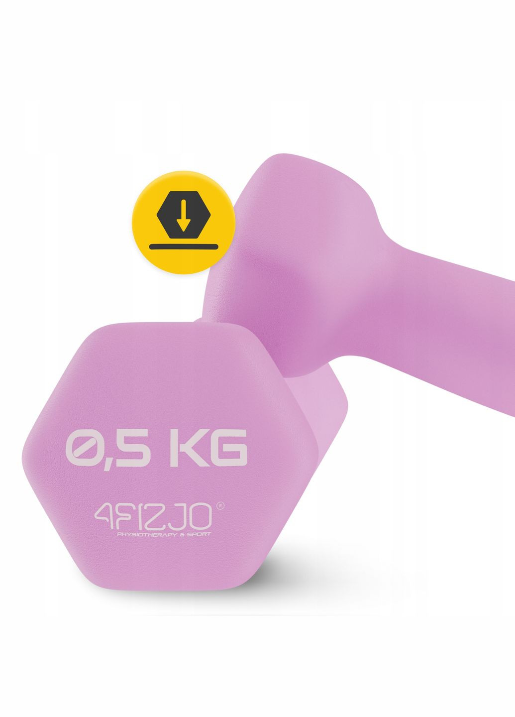 Гантелі вінілові Classic 2 x 0.5 кг (P-5907739311948) 4FIZJO (303723247)