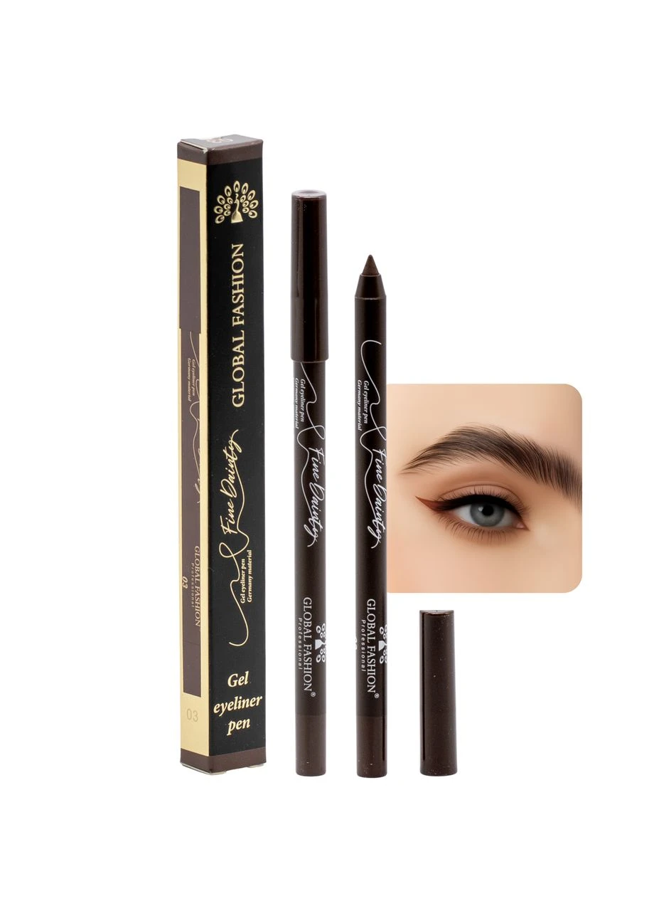 Гелевый карандаш для глаз, 03, dark brown Global Fashion (392938827)