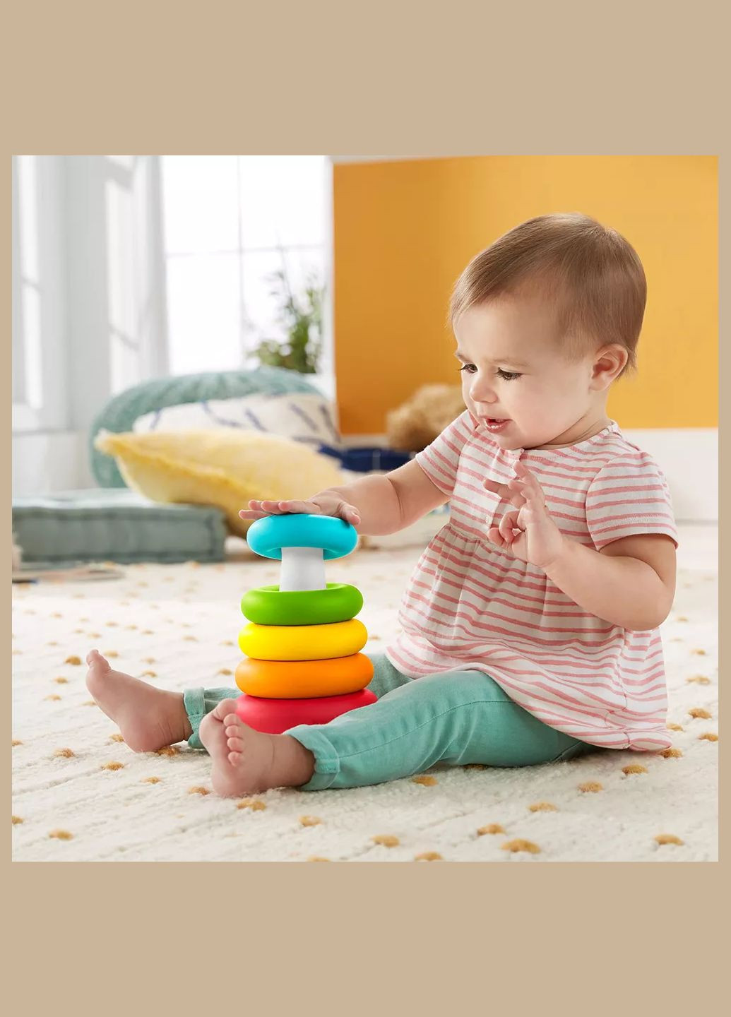 Fisher-Price Пірамідка з еко-матеріалів Fisher-Price GRF09 Fisher Price (333253160)
